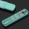 loopki Portable Reusable Travel Cutlery Set,Stainless Steel Cutlery Set Portable