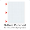 Oxford Filler Paper, 8-1/2" x 11", Graph Rule (4x4), 3-Hole