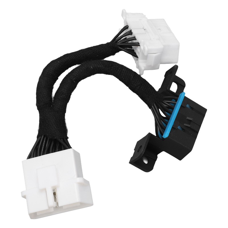 0.15m 16Pin OBD2 Splitter Extension Y Cable Male to Dual