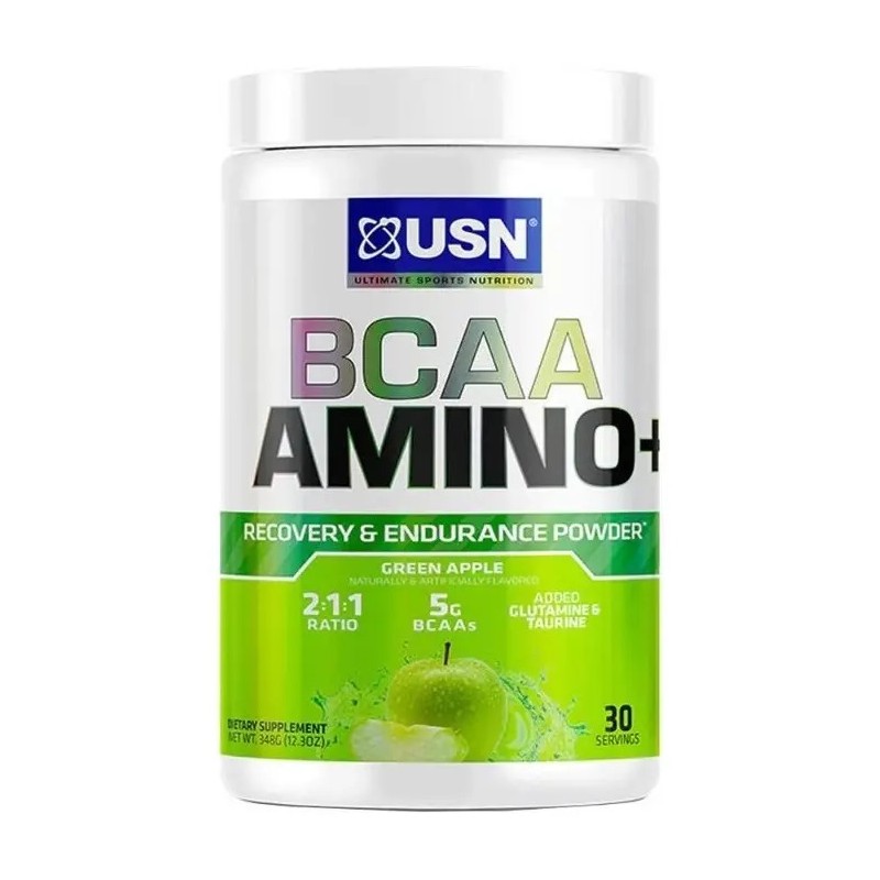 Bcaa Amino - Usn - 30 Serv - Green Apple