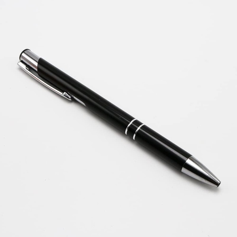 Stylish quality metal ballpoint Pens, black ink, soft writing experience