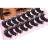 alicrown False Eyelashes Thick 20MM Lashes Fluffy Volume 3D Fake