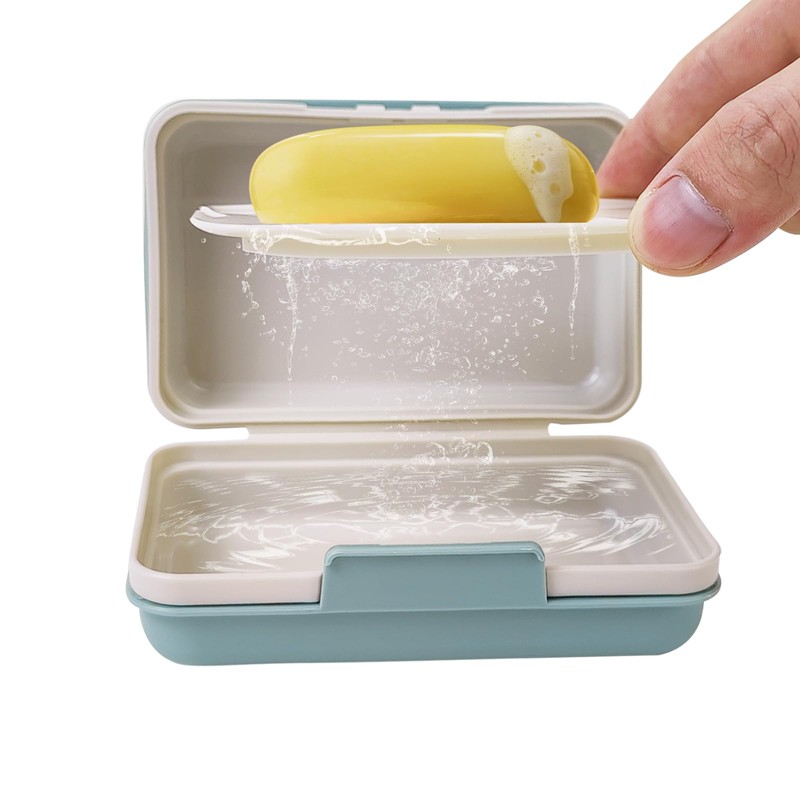 Leakproof Travel Soap Container with Lid Travel Essentials Soap Case