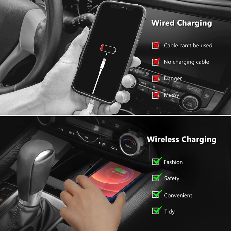 CreeKT Wireless Car Charger for Mazda CX5 CX-5 2017-2023 2024