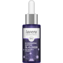 lavera Re-Energizing Sleeping Oil Elixir - Natural Cell Renewal - Revitalises Skin Complexion - Moisturising - Vegan - Natural Cosmetics - 30 ml