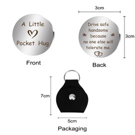 Drive Safe Pocket Hug,Stocking Fillers,Christmas Gifts,Birthday Gifts,Gifts for Boyfriends Husband,Valentines Day Gifts,Presents Friend Gifts from Friend,Husband Gifts from Wife,Car Gifts for Him