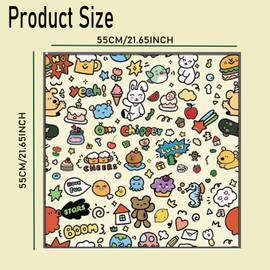 Delllala Cat Wrap for Cutting Nails, Cat Restraint Wrap for Nail Clipping and Grooming，Self-Adherent, Anti-Bite, Anti-Scratch，Cat Swaddle Wrap for Calming & Holding Cat (M (within9.9lbs))