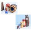ST TS Matryoshka Matryoshka Dolls Handmade Nordic Style Animal Traditional