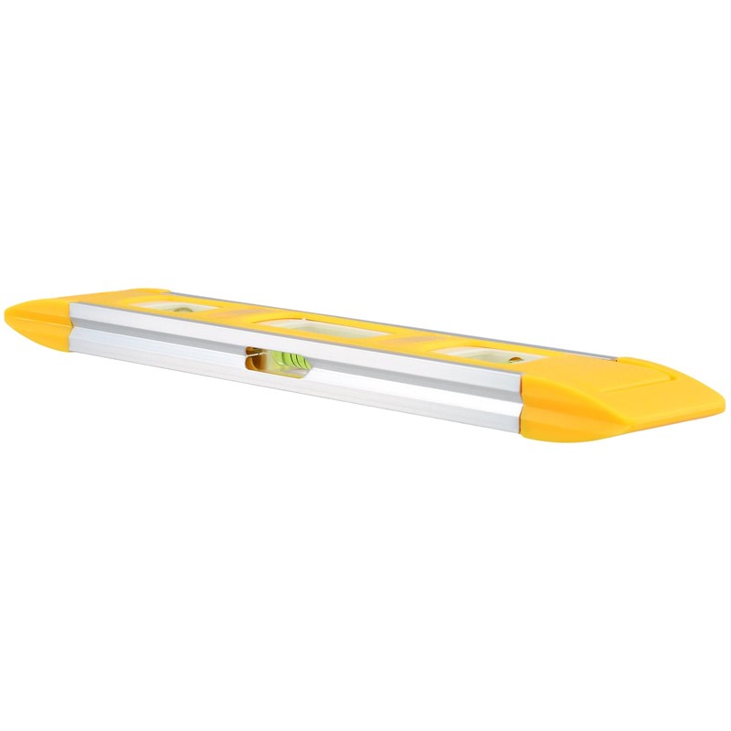 HAKZEON 14 PCS 9 Inch Yellow Magnetic Torpedo Level, Plastic