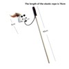 Cat Toy Wand Interactive – Fashion Cat Wand Toy Natural