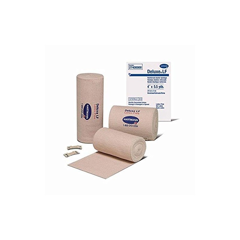 Hartmann 16637 Deluxe LF Elastic Bandage, 6" Width, 11yd Length