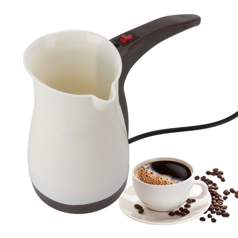 500ml Electric Coffee Pot with Handle Stainless Steel Electric Coffee