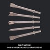 CRAFTSMAN 5-Piece Air Chisel Set, 0.401-in Shank, Hardened Alloy Steel,