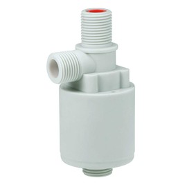 uxcell Float Ball Valve G1/2 Thread Plastic Vertical Exterior Water Liquid Level Control Sensor Automatic with Filter