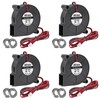 Alinan 4pcs 5015 50mm x 15mm 24V Dual Ball Brushless