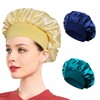 DDKY Pack of 3 Satin Hair Caps, Sleep Cap, Satin