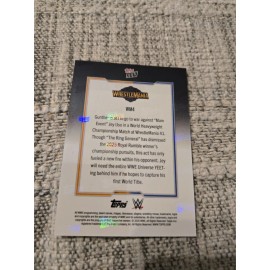 TOPPS NOW WRESTLEMANIA 41 POSTER CARD MAIN EVENT CGUNTHER JEY USO