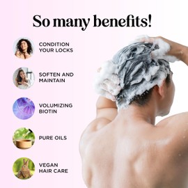 Boost Biotin Conditioner for Thinning Hair - Sulfate Free Biotin and Collagen Conditioner for Women & Men with Moisturizing and Volumizing Castor and Rosemary Oil for Fine Weak & Dull Hair (16 Fl Oz)