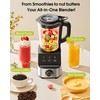 Countertop Blenders for Kitchen, 1400W Professional Blender for Smoothies, 3