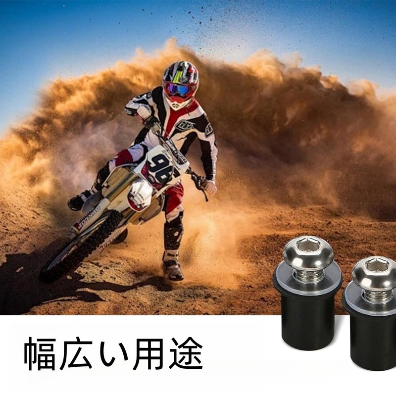Screen Bolts Set of 10 Wellnut Windshield Screws with Hex