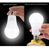 HouLight 5W Rechargeable Emergency LED Light Bulbs with Back Up