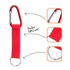 Karteo Lanyard Red with Carabiner Hook [Pack of 1] Short