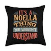 Noella Name Throw Pillow