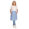 Apron Cotton Colourful Floral Apron Half Apron Cooking Apron, blue