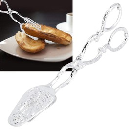Pastry Tongs Shell Shaped Vintage Bread Tongs Serving Tongs Ice Tongs Sugar Tongs Kitchen Tongs for Buffet, Parties, Barbecue, Home Kitchen
