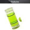 Utoolmart 8×20mm Green Universal Precision Bubble Level Vials Spirit Level