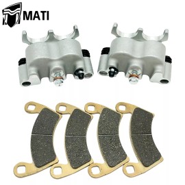 MATI Front Brake Caliper Pads for Polaris GEM eM1400 General 1000 Pro XD 2000/4000G D