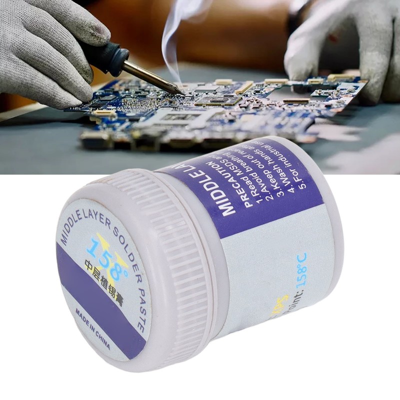 Low Temperature Tin Solder Paste Strong Compounding Force BGA Use