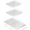 MIYUPTC Expandable Pull Out Drawer 3Pack, Kitchen Cabinet Organizer Bottom-Mounted