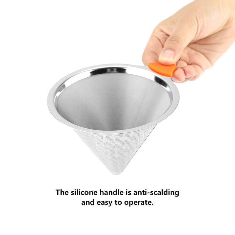 American Stainless Steel Coffee Filter Tea Coffee Dripper Coffee Mesh