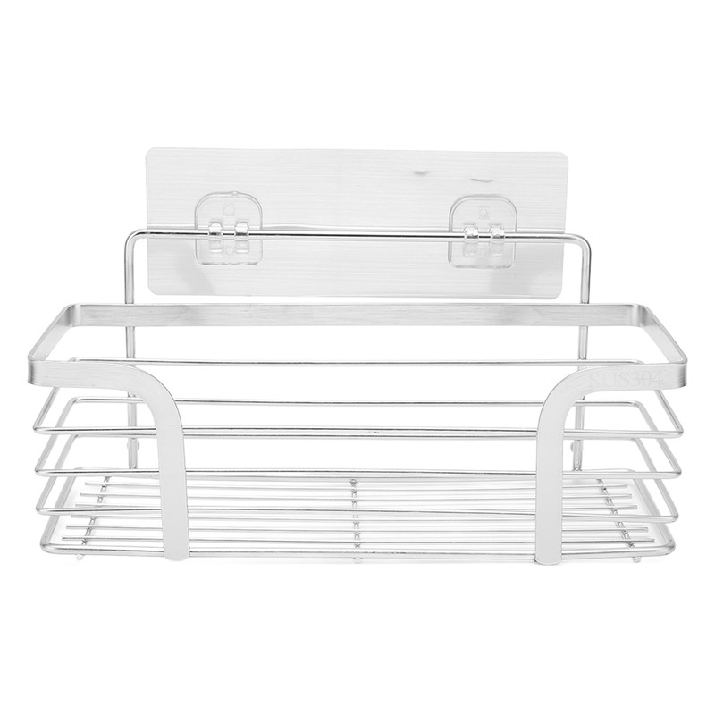 Hair Dryer Holder Stainless Steel Wall Mounted Bathroom Storage Rack