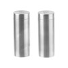 Chef Inox Stainless Steel Cylinder Shape Salt and Pepper Shaker,
