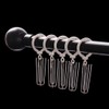 IPEAK 40 Pack Curtain Hooks Metal Pinch Pleat Header Tape