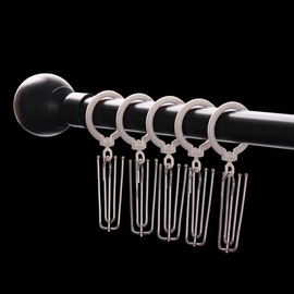 IPEAK 40 Pack Curtain Hooks Metal Pinch Pleat Header Tape Pins Heavy Duty Deep Prong Hook (Silver)
