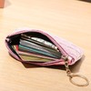 2 Pieces Diamond Pattern Purse Women Purse PU He Purse