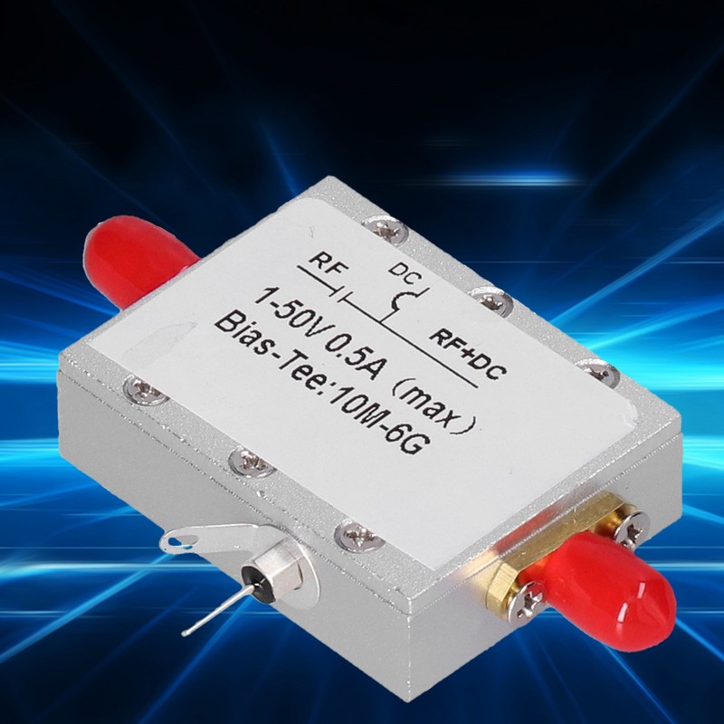 Bias Tee Module Coaxial Feed Low Insertion Loss RF DC