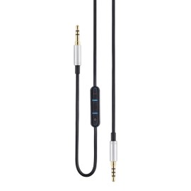 AGS Retail Ltd Compatible Audio Cable Replacement for Skullcandy Venue Active Noise Cancelling Headsets – 1.5m, Black, Headphone Cable with Gold-Plated Jacks, Microphone | Audio Accessories