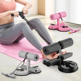 Ab Training Auxiliary Device, 1 Count Home Fitness Equipment, Abdominal Muscle Training Equipment, for Use Only on Smooth Flat, Seamless Tile, Wood, Marble Floors, Tummy Exercise Equipment, Workout Machine - Colour: black