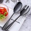 Bisda Salad Spoon and Fork Set Stainless Steel Salad Servers