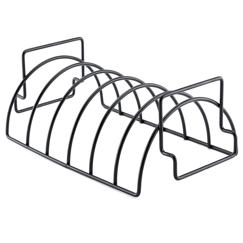 KUNANG BBQ Rib Racks for Smoking,Turkey Roasting Rack Roast Rack
