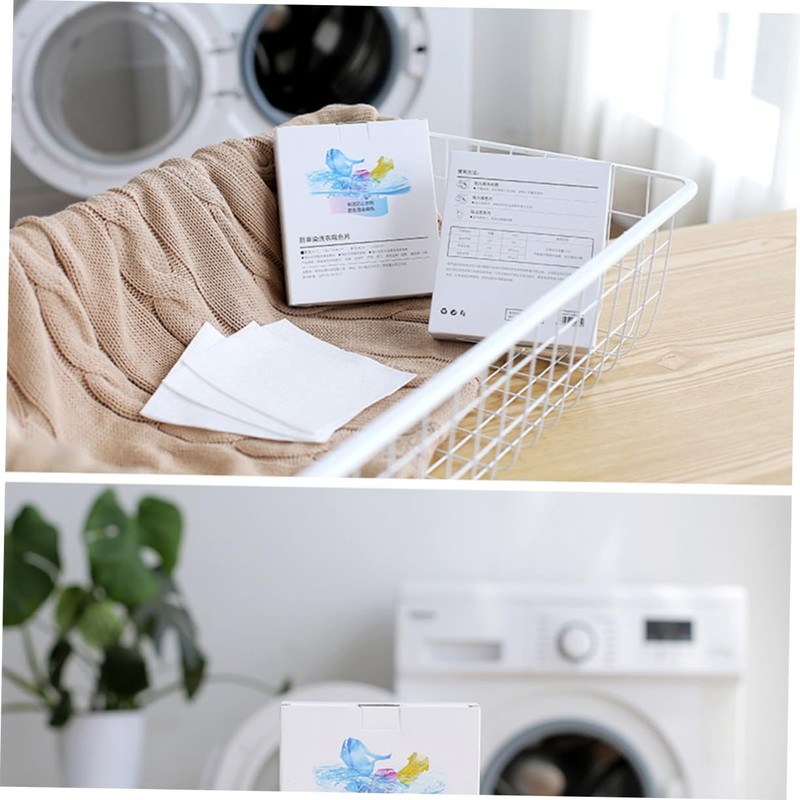 NOLITOY Laundry Absorption Sheets 72 Sheets/Proof Washing Paper 3 Pack