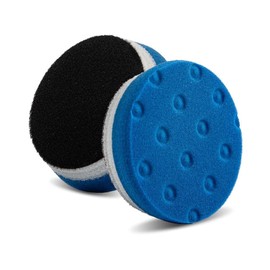 Lake Country HDO CCS Blue Foam Heavy Polishing Pad (2-Pack 3.5”) - Premium Heavy Duty Orbital Heavy Polishing Pad for Painted Surfaces. Fits 3" Backing Plate.