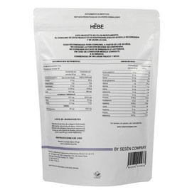 HEBE - BTY Péptidos Bioactivos de Colágeno Hidrolizado Sabor Berries 300 g - Vitamina C, Extracto de Arandano, Endulzado con Monk Fruit, Suplemento Alimenticio, Collagen Peptides