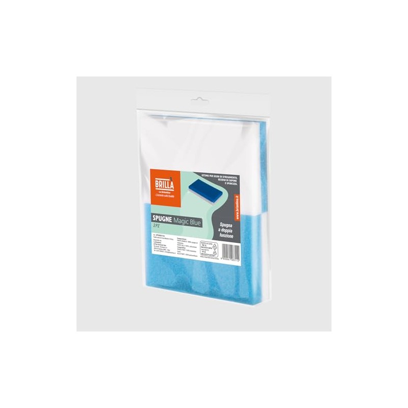 La Briantina Magic Blue Double Action Melamine and Polyurethane Sponges