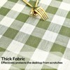 Yofori Gingham Tablecloth, Heavy Duty Cotton Blend Table Cloth for