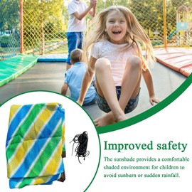 Trampoline Shade - Shade for Trampoline,UV Protection Accessories Protective for Kids Adults Indoor Rain Jumping Playground Sun Outdoor